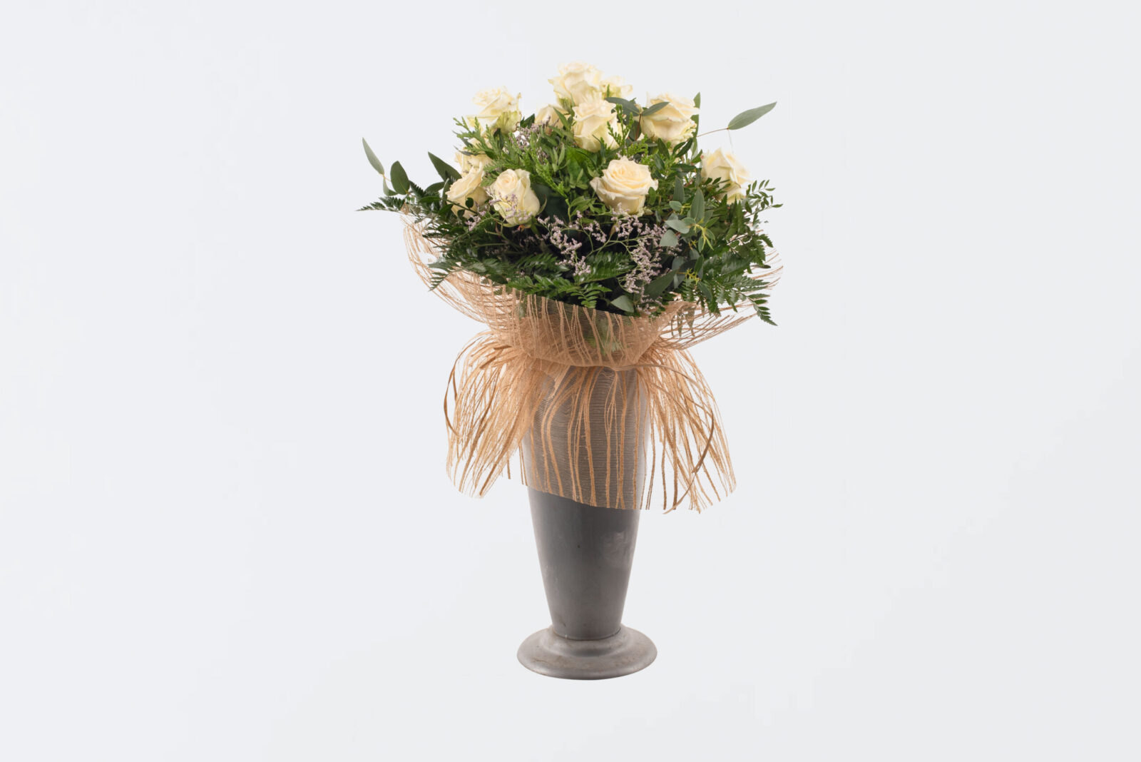 Ram petit de roses blanques